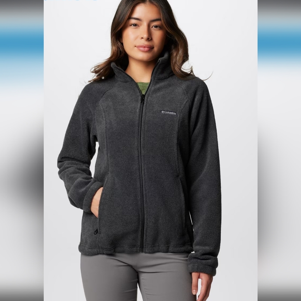 Columbia Women's Black Fleece Jacket Sz L